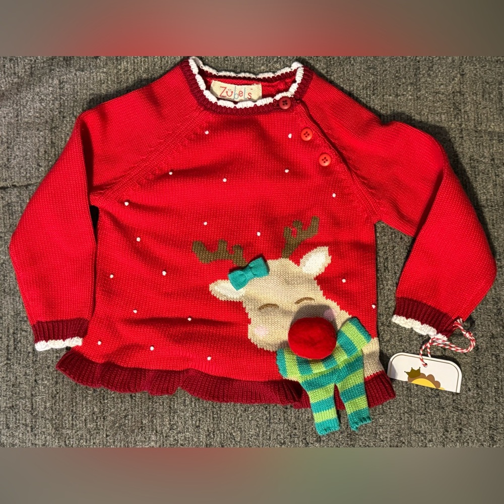 Reindeer sweater 18 month